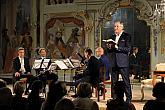 Evening of French poetry and music, Jan Čenský (artistic recitation), Prague Philharmonia Wind Quintet, 23.7.2019, International Music Festival Český Krumlov, photo by: Libor Sváček