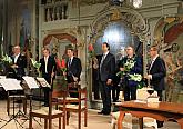 Evening of French poetry and music, Jan Čenský (artistic recitation), Prague Philharmonia Wind Quintet, 23.7.2019, International Music Festival Český Krumlov, photo by: Libor Sváček
