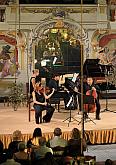 Piano trio Bacarisse (Spain), From Romanticism to the 20th century and back to Classicism, 24.7.2019, International Music Festival Český Krumlov, photo by: Libor Sváček