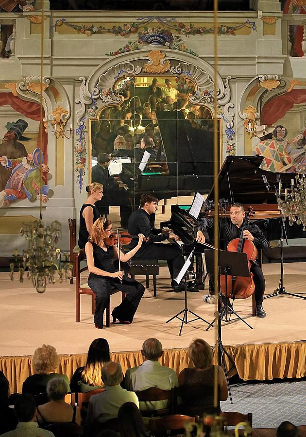 Piano trio Bacarisse (Spain), From Romanticism to the 20th century and back to Classicism, 24.7.2019, International Music Festival Český Krumlov