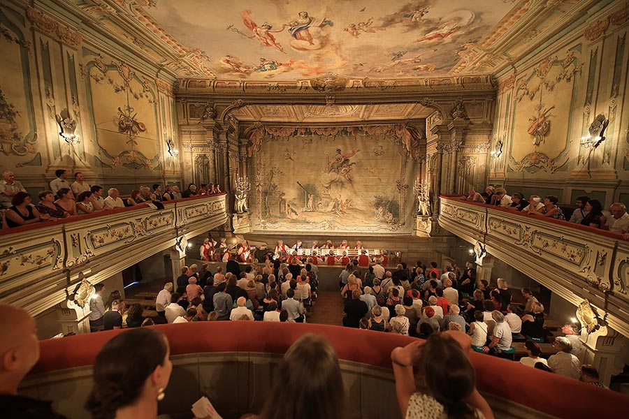 G. F. Händel: Terpsichore, Opera-ballet at the unique Baroque Theatre, 25. and 26.7.2019, Internationales Musikfestival Český Krumlov