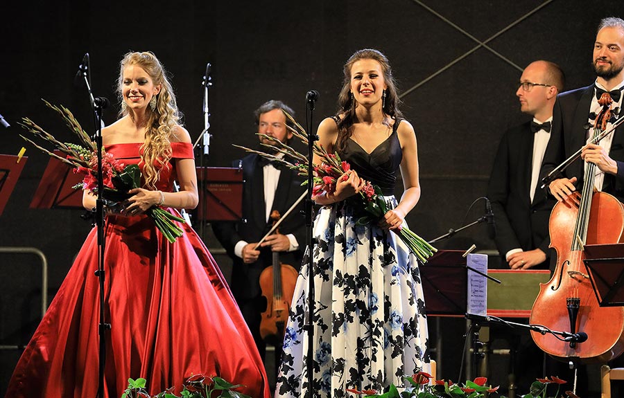 Kristýna Kůstková a Nikola Uramová (soprán), Barocco sempre giovane, 26.7.2019, Mezinárodní hudební festival Český Krumlov