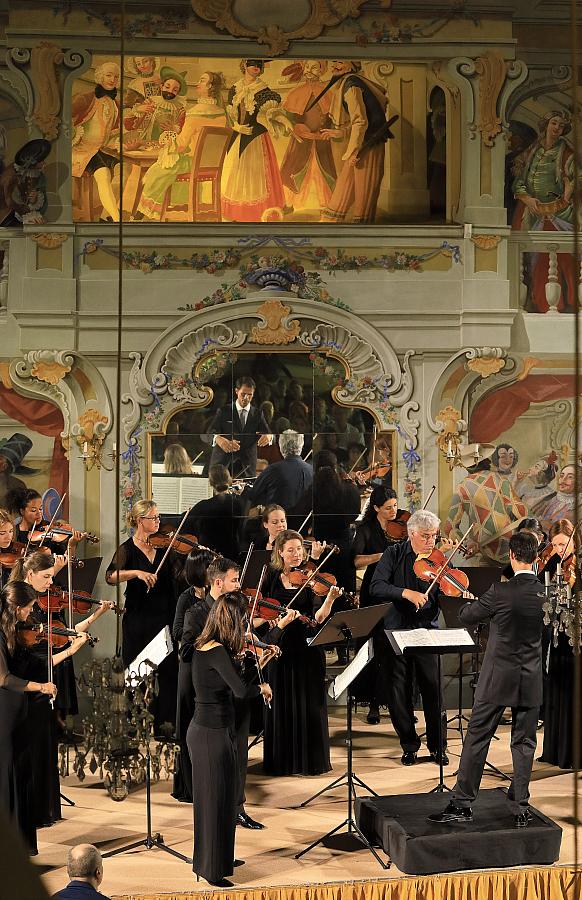 Vahid Khadem-Missagh (conductor, violin), Allegro Vivo Chamber Orchestra, 1.8.2019, International Music Festival Český Krumlov