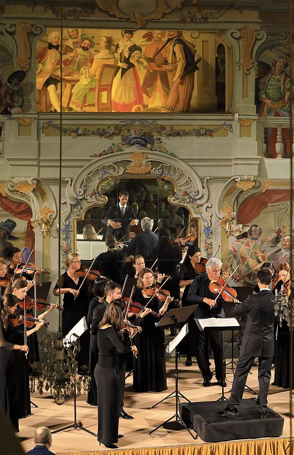 Vahid Khadem-Missagh (conductor, violin), Allegro Vivo Chamber Orchestra, 1.8.2019, Internationales Musikfestival Český Krumlov