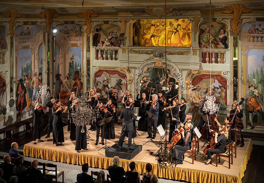 Vahid Khadem-Missagh (conductor, violin), Allegro Vivo Chamber Orchestra, 1.8.2019, International Music Festival Český Krumlov