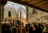 Schola Benedicta – večer duchovní hudby s recitací, 4.8.2019, Mezinárodní hudební festival Český Krumlov, foto: Libor Sváček