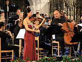 Sanghee Cheong (violin), Stefan Kropfitsch (violoncello), Thüringen Philharmonie, 9.8.2019, International Music Festival Český Krumlov, photo by: Libor Sváček