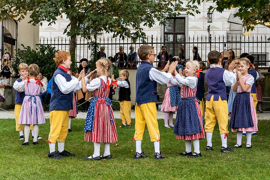 St.-Wenzels-Fest und Internationales Folklorefestival 2019 in Český Krumlov, Freitag 27. September 2019