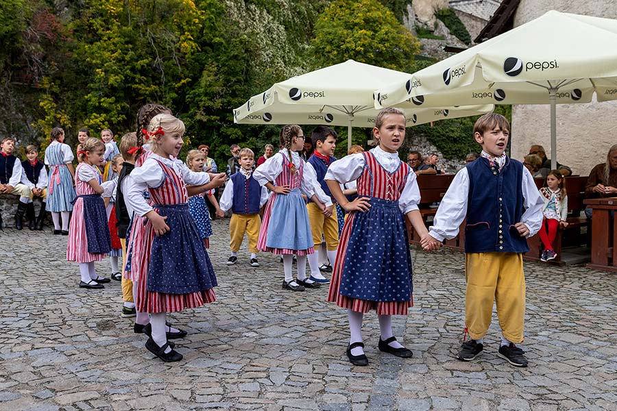 St.-Wenzels-Fest und Internationales Folklorefestival 2019 in Český Krumlov, Freitag 27. September 2019