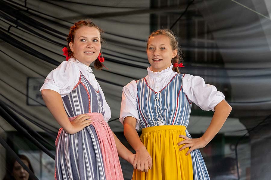 St.-Wenzels-Fest und Internationales Folklorefestival 2019 in Český Krumlov, Samstag 28. September 2019