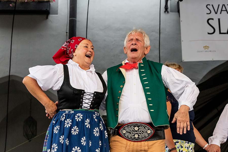 St.-Wenzels-Fest und Internationales Folklorefestival 2019 in Český Krumlov, Samstag 28. September 2019