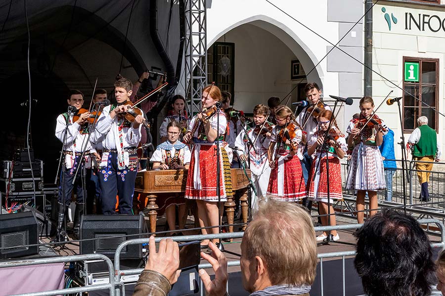 St.-Wenzels-Fest und Internationales Folklorefestival 2019 in Český Krumlov, Samstag 28. September 2019