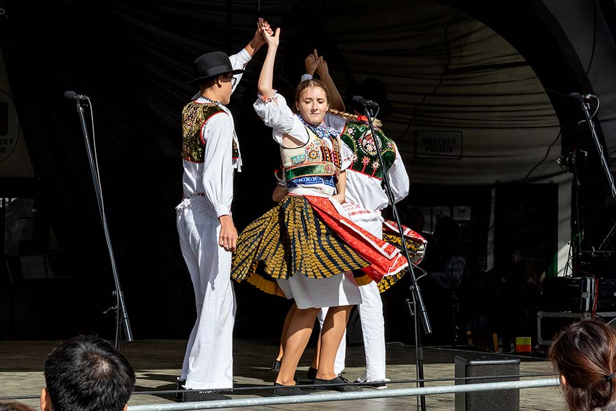 St.-Wenzels-Fest und Internationales Folklorefestival 2019 in Český Krumlov, Samstag 28. September 2019