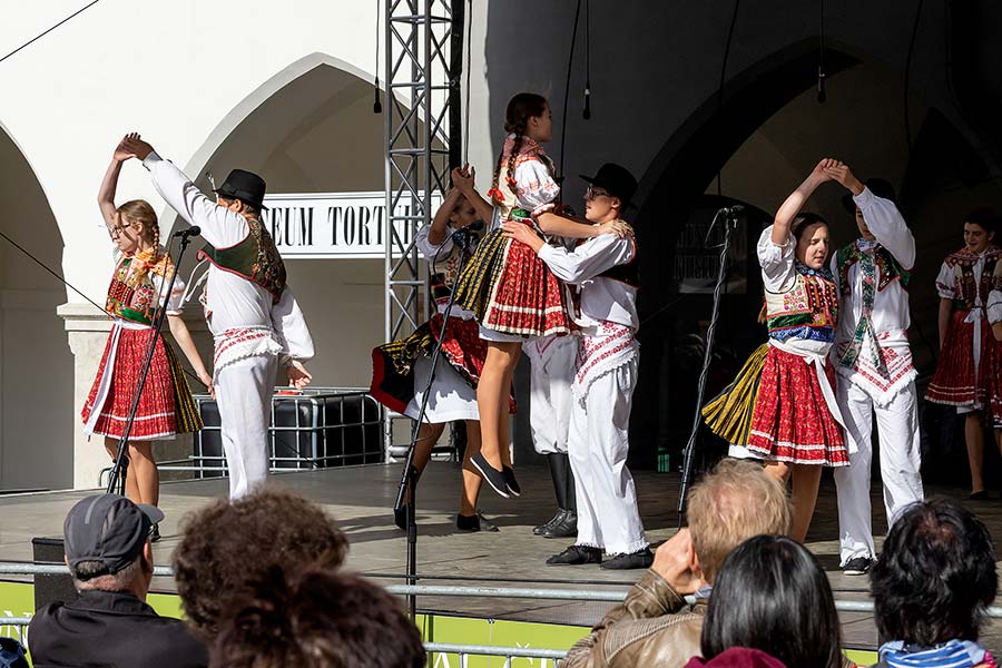 St.-Wenzels-Fest und Internationales Folklorefestival 2019 in Český Krumlov, Samstag 28. September 2019