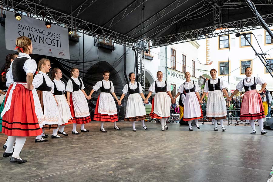 St.-Wenzels-Fest und Internationales Folklorefestival 2019 in Český Krumlov, Samstag 28. September 2019