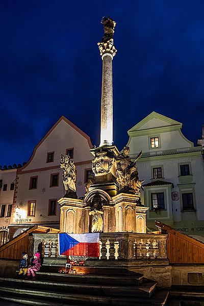 30 let po sametu - setkání lidí dobré vůle k připomenutí 30. výročí Sametové revoluce v Českém Krumlově, 17.11.2019