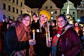 30 let po sametu - setkání lidí dobré vůle k připomenutí 30. výročí Sametové revoluce v Českém Krumlově, 17.11.2019, foto: Lubor Mrázek