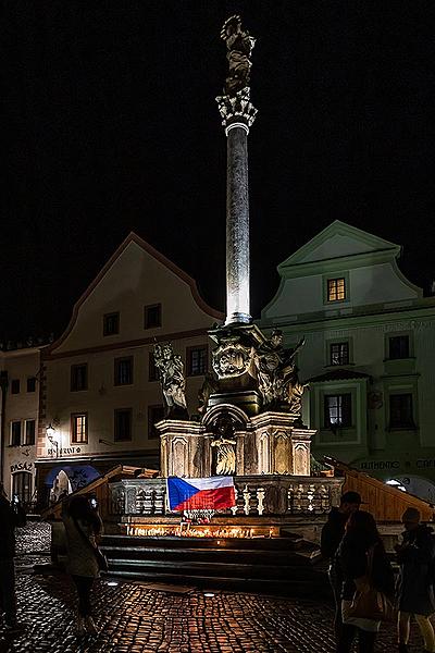 30 let po sametu - setkání lidí dobré vůle k připomenutí 30. výročí Sametové revoluce v Českém Krumlově, 17.11.2019