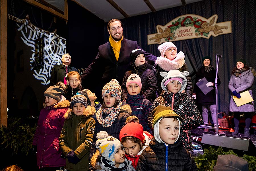 1. adventní neděle - otevření Adventu spojené s rozsvícením vánočního stromu, Český Krumlov 1.12.2019