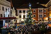 1. Adventssontag - Eröffnung des Advents Verbunden mit der Beleuchtung des Weihnachtsbaums, Český Krumlov 1.12.2019, Foto: Lubor Mrázek