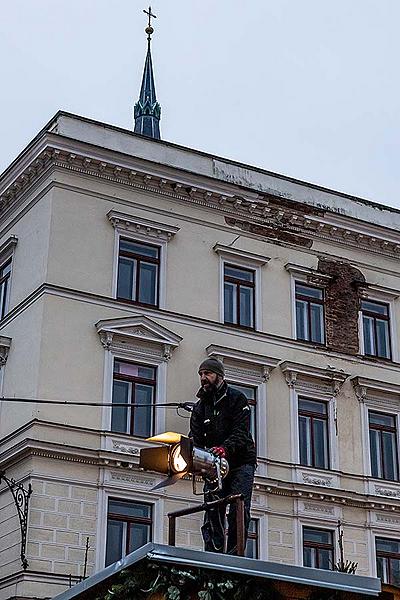 1. Adventssontag - Eröffnung des Advents Verbunden mit der Beleuchtung des Weihnachtsbaums, Český Krumlov 1.12.2019