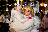 Angelic Procession and st. Nicholas Present Distribution in Český Krumlov 5.12.2019, photo by: Lubor Mrázek