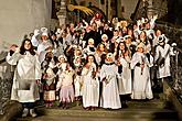 Angelic Procession and st. Nicholas Present Distribution in Český Krumlov 5.12.2019, photo by: Lubor Mrázek