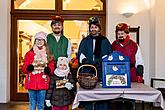 Jesuleins Postamt Zum Goldenen Engel und Ankunft der Weißen Frau in Český Krumlov 8.12.2019, Foto: Lubor Mrázek