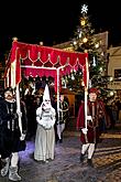 Baby Jesus Postal Office at U Zlatého Anděla and arrival of the White Lady in Český Krumlov 8.12.2019, photo by: Lubor Mrázek