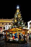 Baby Jesus Postal Office at U Zlatého Anděla and arrival of the White Lady in Český Krumlov 8.12.2019, photo by: Lubor Mrázek