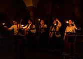 Kapka - Traditional Christmas concert of local folk band in Český Krumlov 15.12.2019, photo by: Lubor Mrázek