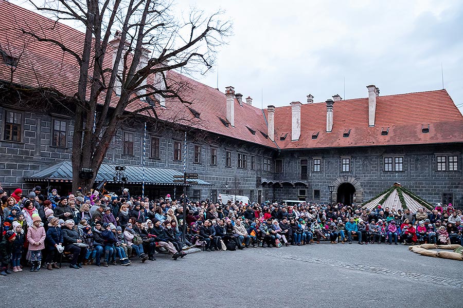 Live Nativity Scene in Český Krumlov 23.12.2019