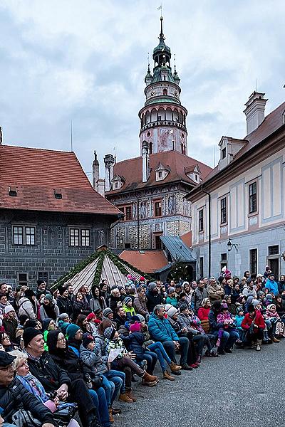 Live Nativity Scene in Český Krumlov 23.12.2019