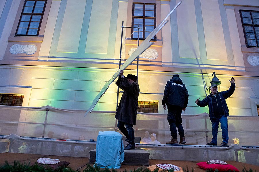 Lebende Krippe in Český Krumlov 23.12.2019