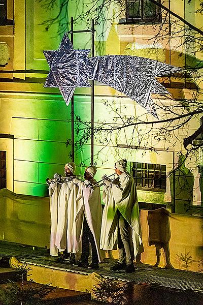 Živý betlém v Českém Krumlově 23.12.2019