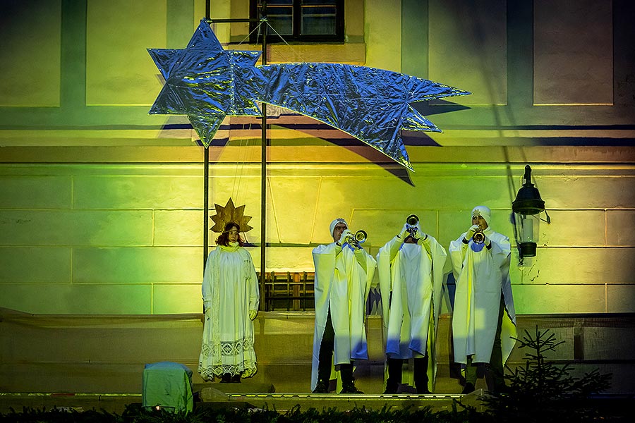 Live Nativity Scene in Český Krumlov 23.12.2019