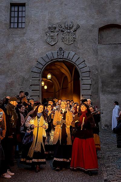 Live Nativity Scene in Český Krumlov 23.12.2019