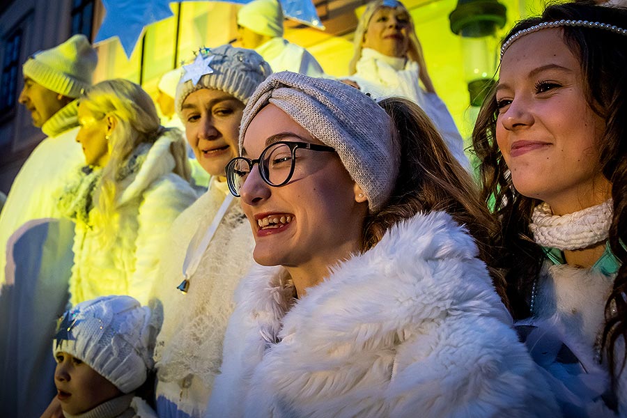 Lebende Krippe in Český Krumlov 23.12.2019