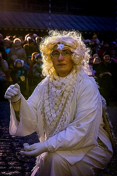 Live Nativity Scene in Český Krumlov 23.12.2019