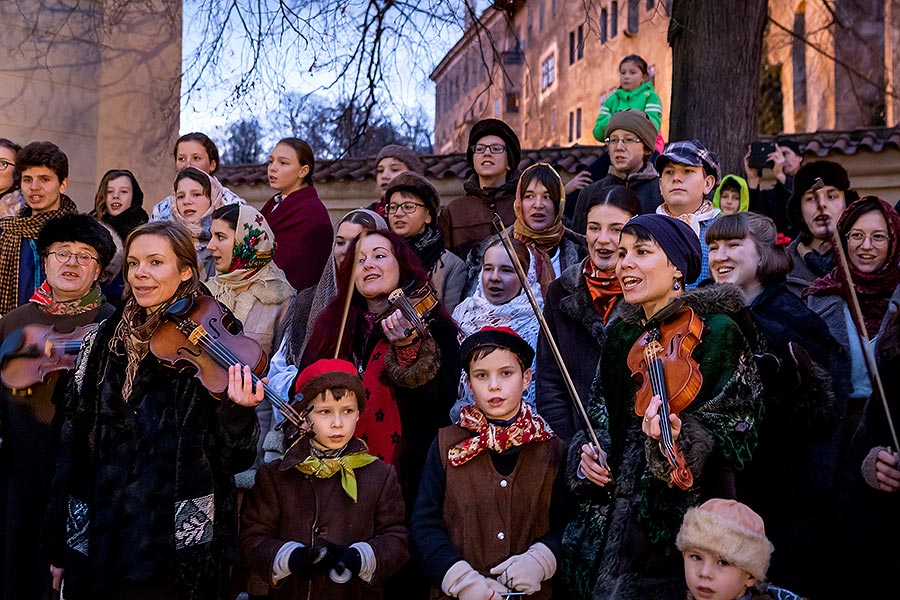 Lebende Krippe in Český Krumlov 23.12.2019