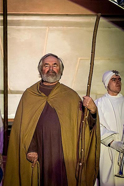 Live Nativity Scene in Český Krumlov 23.12.2019