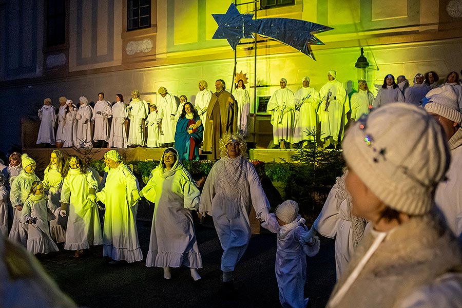 Live Nativity Scene in Český Krumlov 23.12.2019