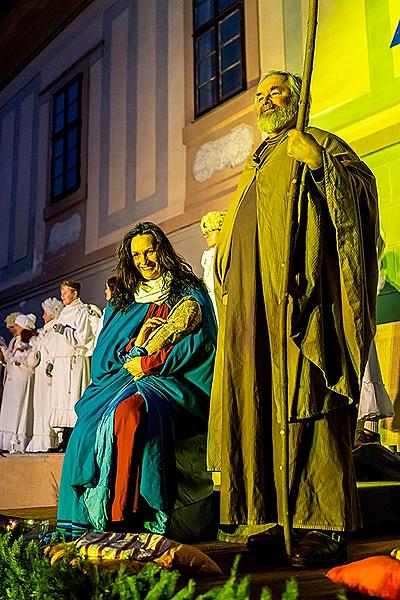 Live Nativity Scene in Český Krumlov 23.12.2019