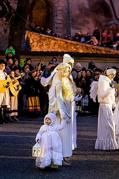 Lebende Krippe in Český Krumlov 23.12.2019