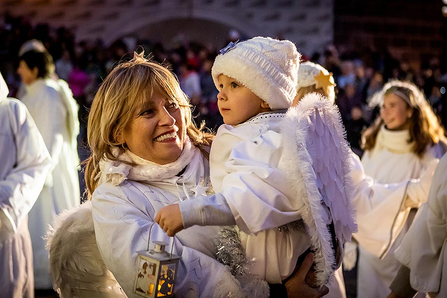 Live Nativity Scene in Český Krumlov 23.12.2019