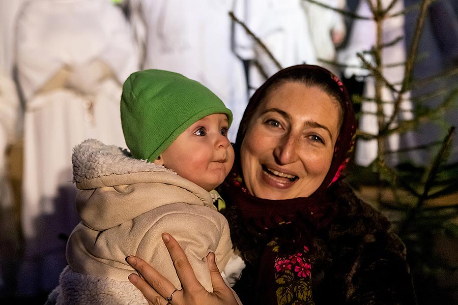 Live Nativity Scene in Český Krumlov 23.12.2019