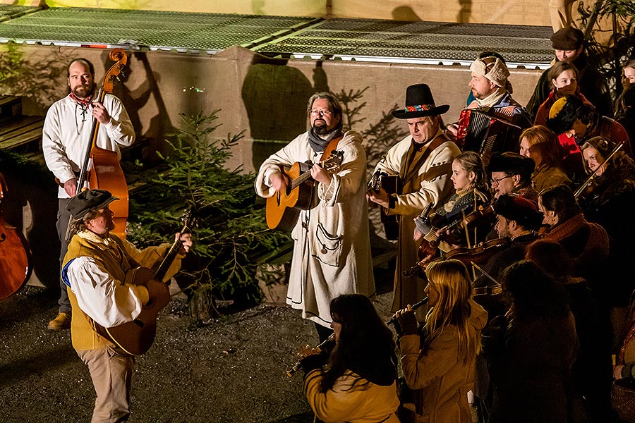 Lebende Krippe in Český Krumlov 23.12.2019