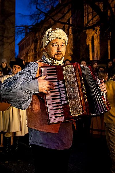 Live Nativity Scene in Český Krumlov 23.12.2019