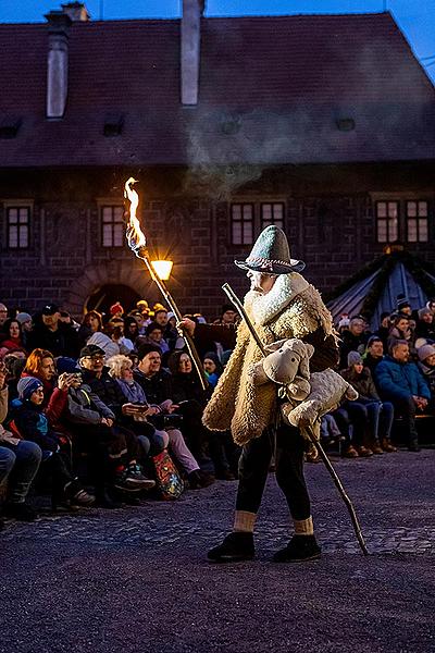 Lebende Krippe in Český Krumlov 23.12.2019