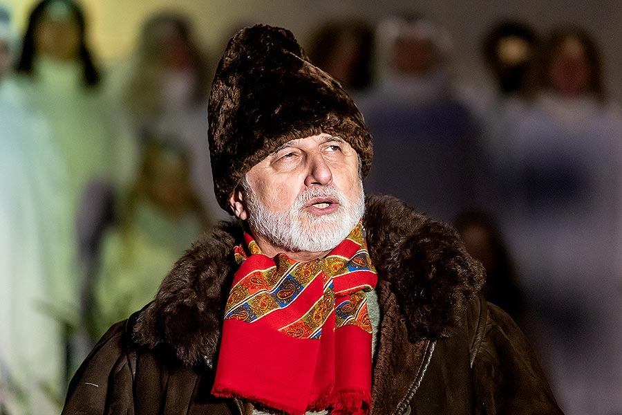 Live Nativity Scene in Český Krumlov 23.12.2019